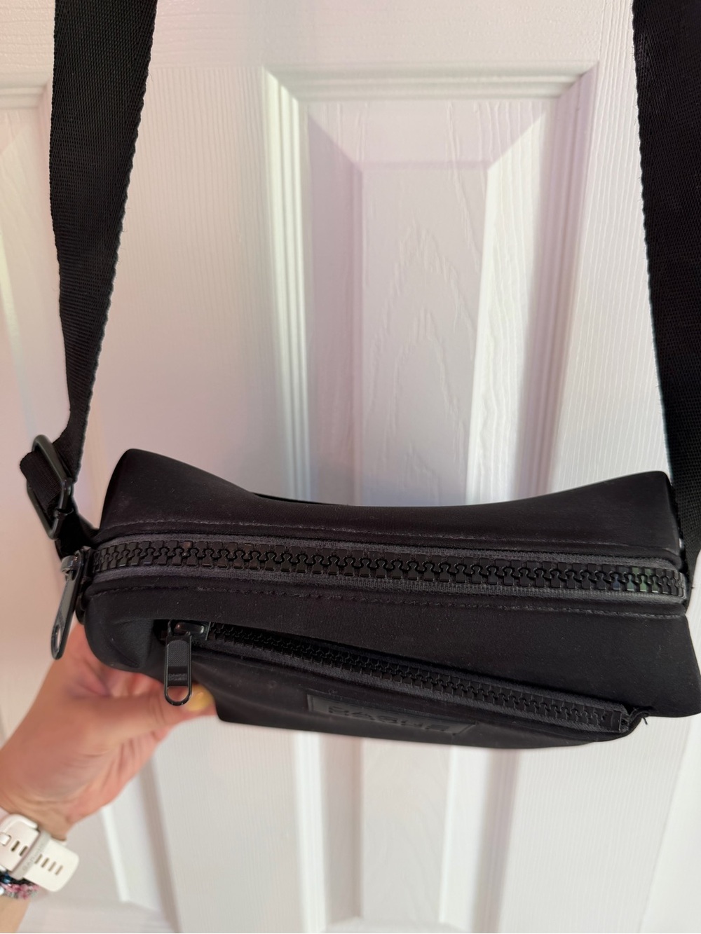 Dagne Dover Micah Black Crossbody Bag - Compact Everyday Carry - Picture 3 of 9